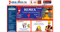 Desktop Screenshot of extintoresremex.com