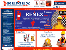 Tablet Screenshot of extintoresremex.com